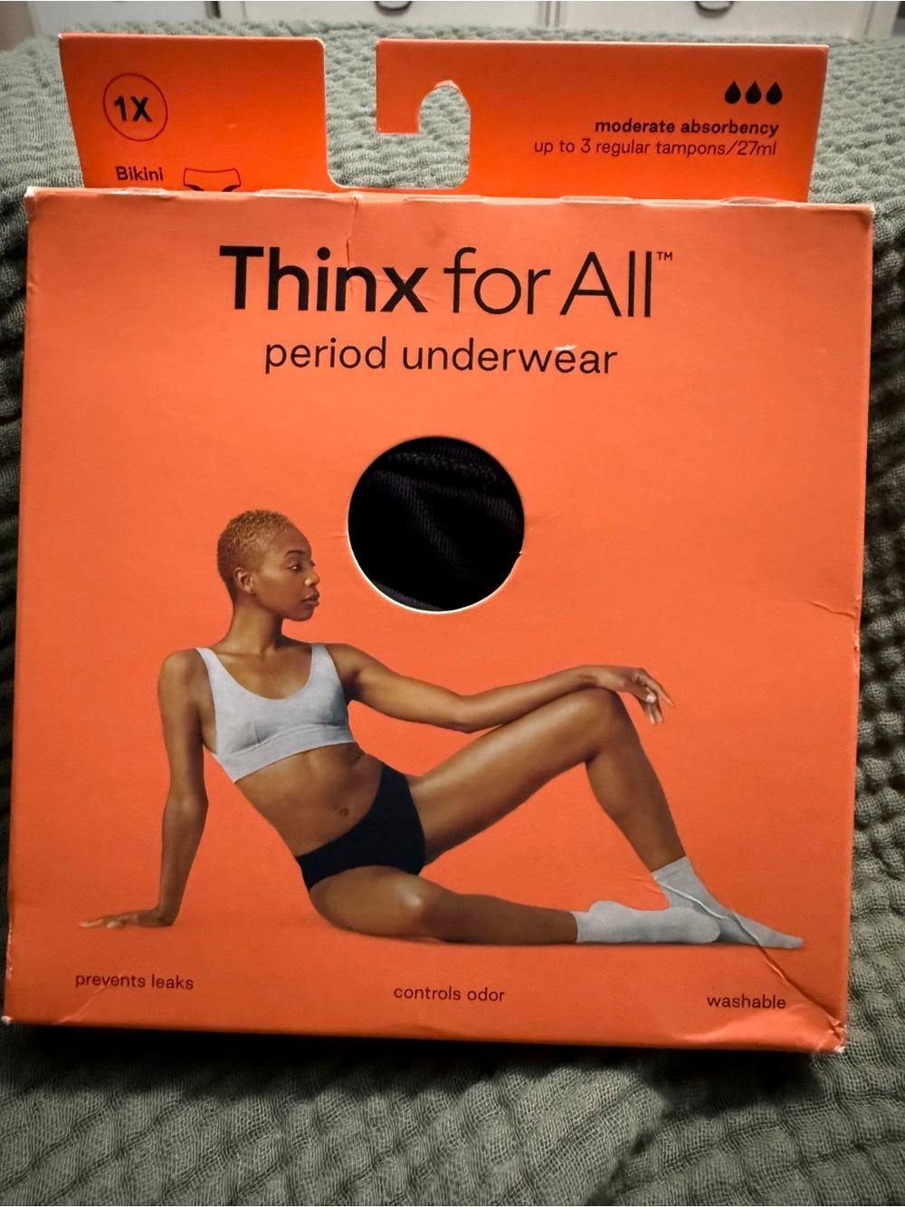 Thinx for All Period Underwear Bikini - Black